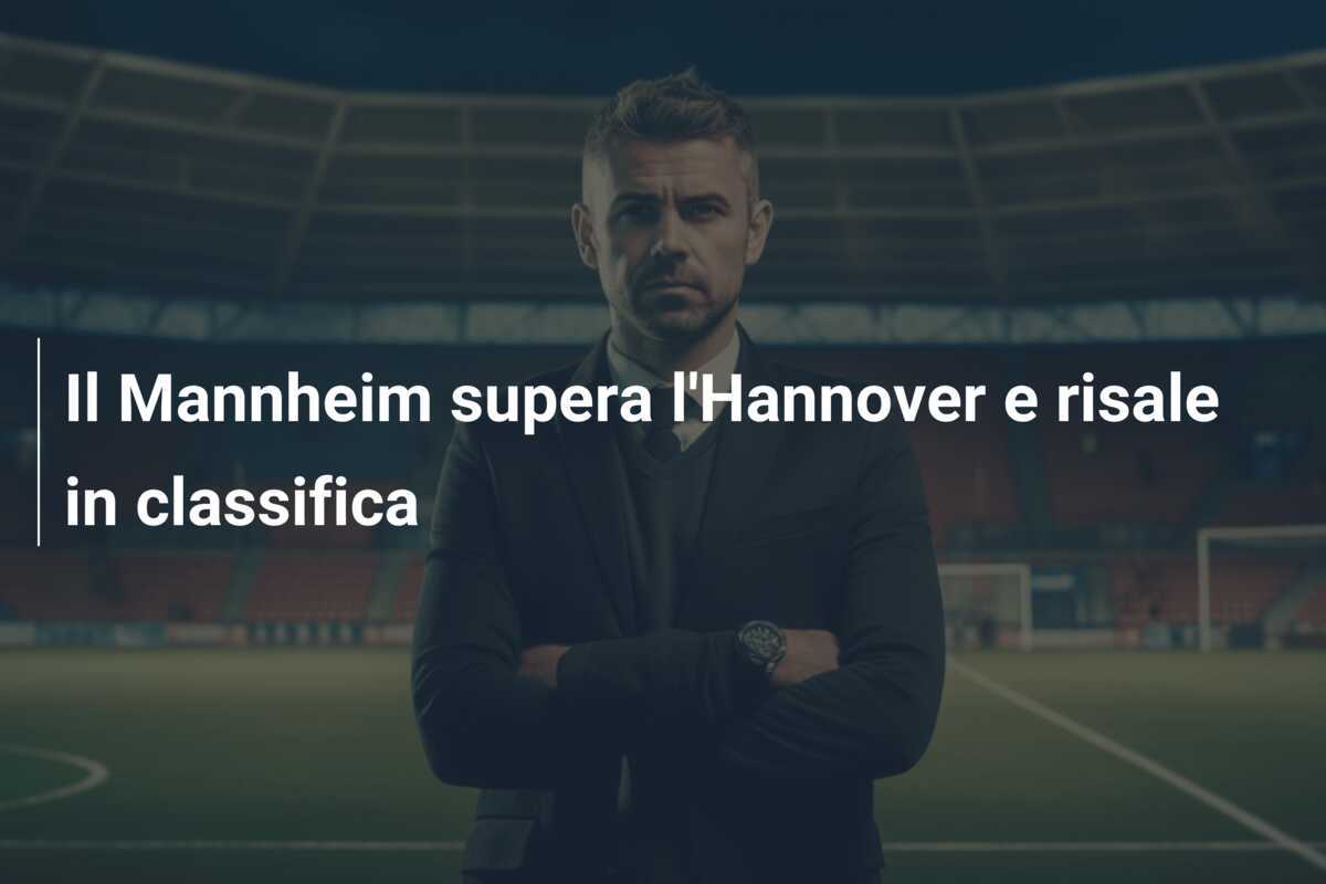 Il Mannheim supera l'Hannover e risale in classifica