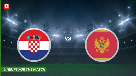โครเอเชีย ปะทะ มอนเตเนโก: รายชื่อผู้เล่นสำหรับการแข่งขัน
