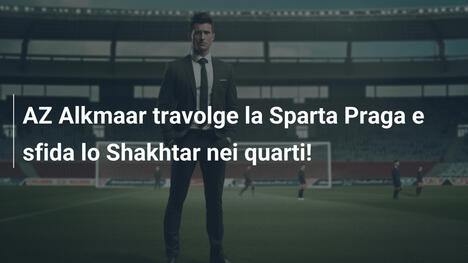 AZ Alkmaar travolge la Sparta Praga e sfida lo Shakhtar nei quarti!