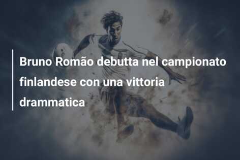 Bruno Romão debutta nel campionato finlandese con una vittoria drammatica