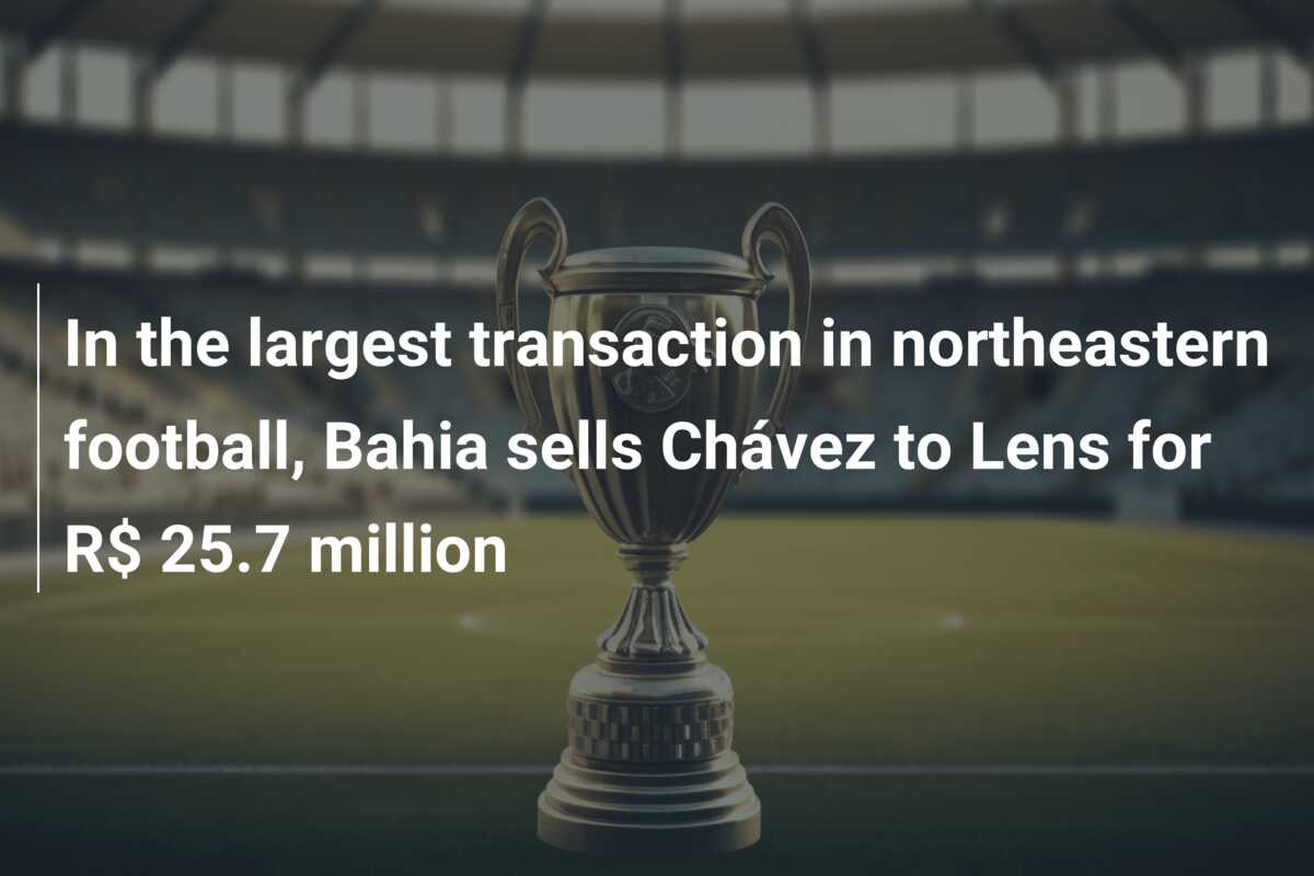 In the largest transaction in northeastern football, Bahia sells Chávez to Lens for R$ 25.7 million