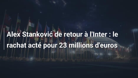 Alex Stanković de retour à l'Inter : le rachat acté pour 23 millions d'euros