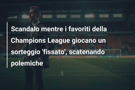 Scandalo mentre i favoriti della Champions League giocano un sorteggio ‘fissato’, scatenando polemiche
