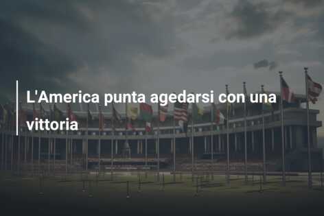 L’America punta agedarsi con una vittoria