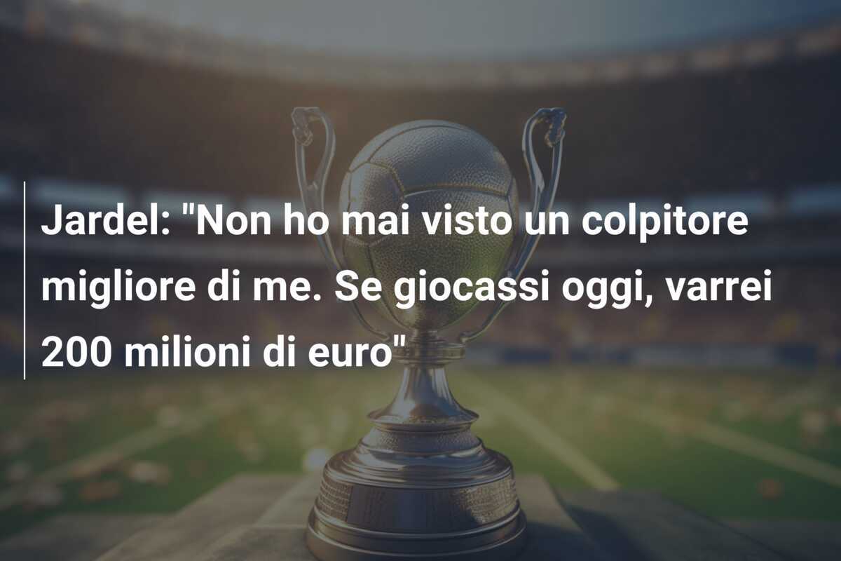 Jardel: "Non ho mai visto un colpitore migliore di me. Se giocassi oggi, varrei 200 milioni di euro"