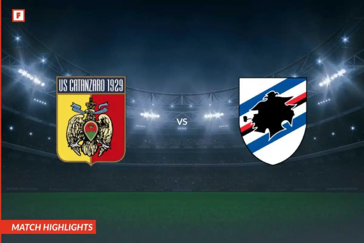 US Catanzaro 1929 - Sampdoria gol e momenti salienti