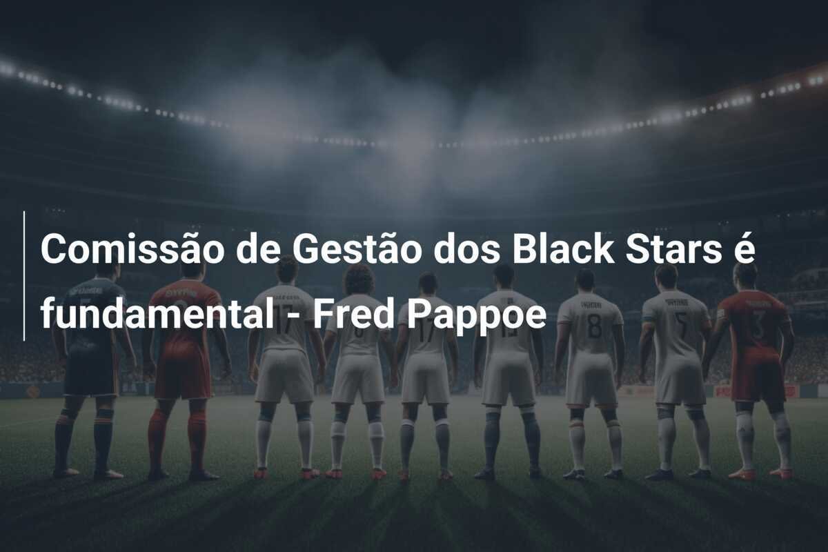 Comissão de Gestão dos Black Stars é fundamental - Fred Pappoe