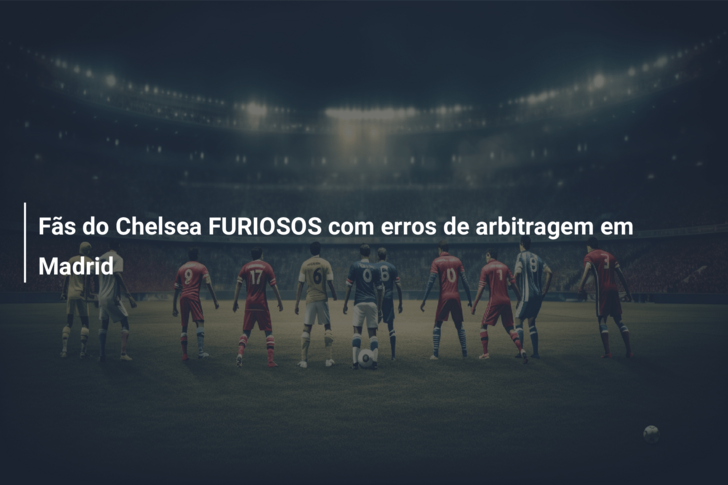 Fãs do Chelsea FURIOSOS com erros de arbitragem em Madrid