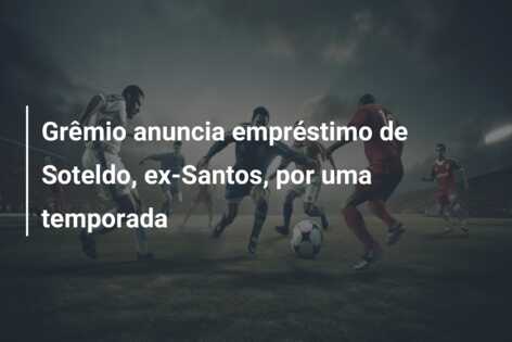 Grêmio anuncia empréstimo de Soteldo, ex-Santos, por uma temporada