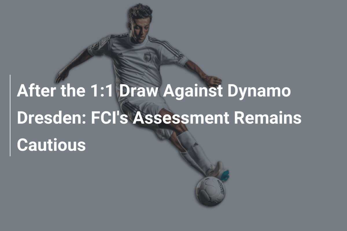 Sau trận hòa 1:1 trước Dynamo Dresden: Đánh giá của FCI vẫn thận trọng