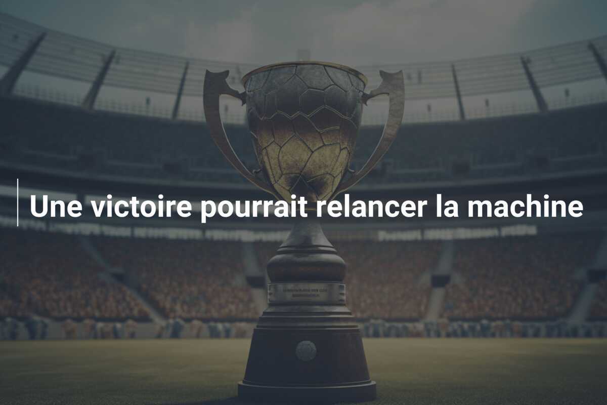 Une victoire pourrait relancer la machine