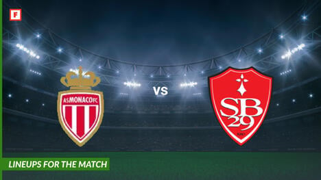 AS Monaco vs Stade Brestois 29: lineups for the match