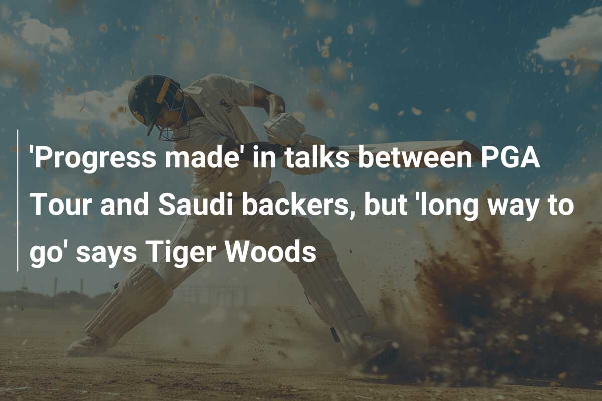 'Progress Made' In Talks Between PGA Tour And Saudi Backers, But 'long ...