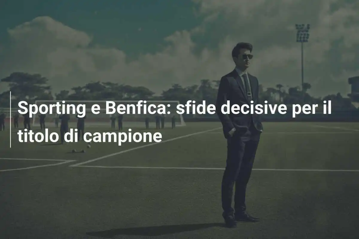 Sporting e Benfica: sfide decisive per il titolo di campione