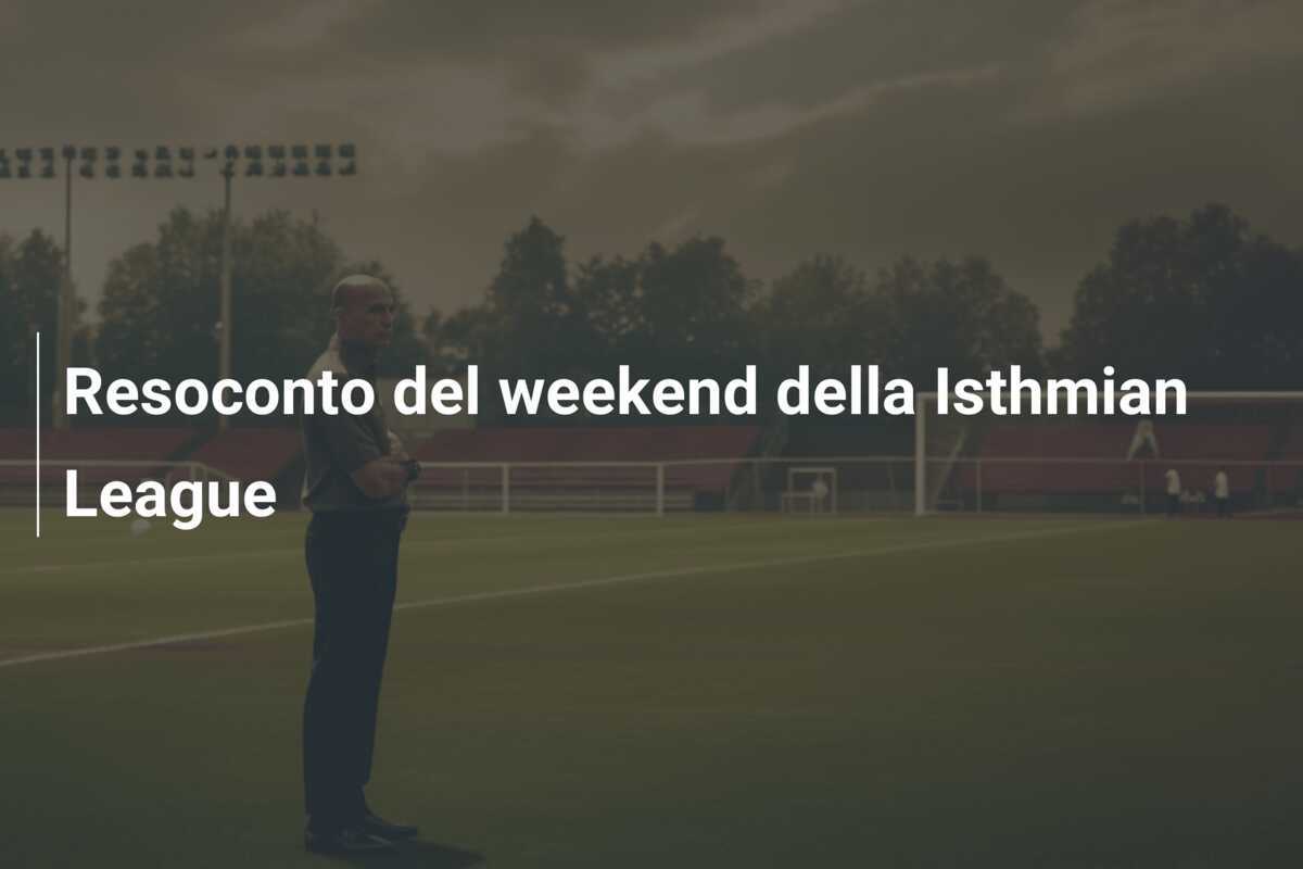 Resoconto del weekend della Isthmian League
