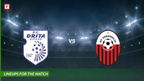 KF Drita contre Skendija : compositions pour le match