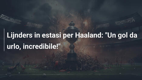 Lijnders in estasi per Haaland: "Un gol da urlo, incredibile!"