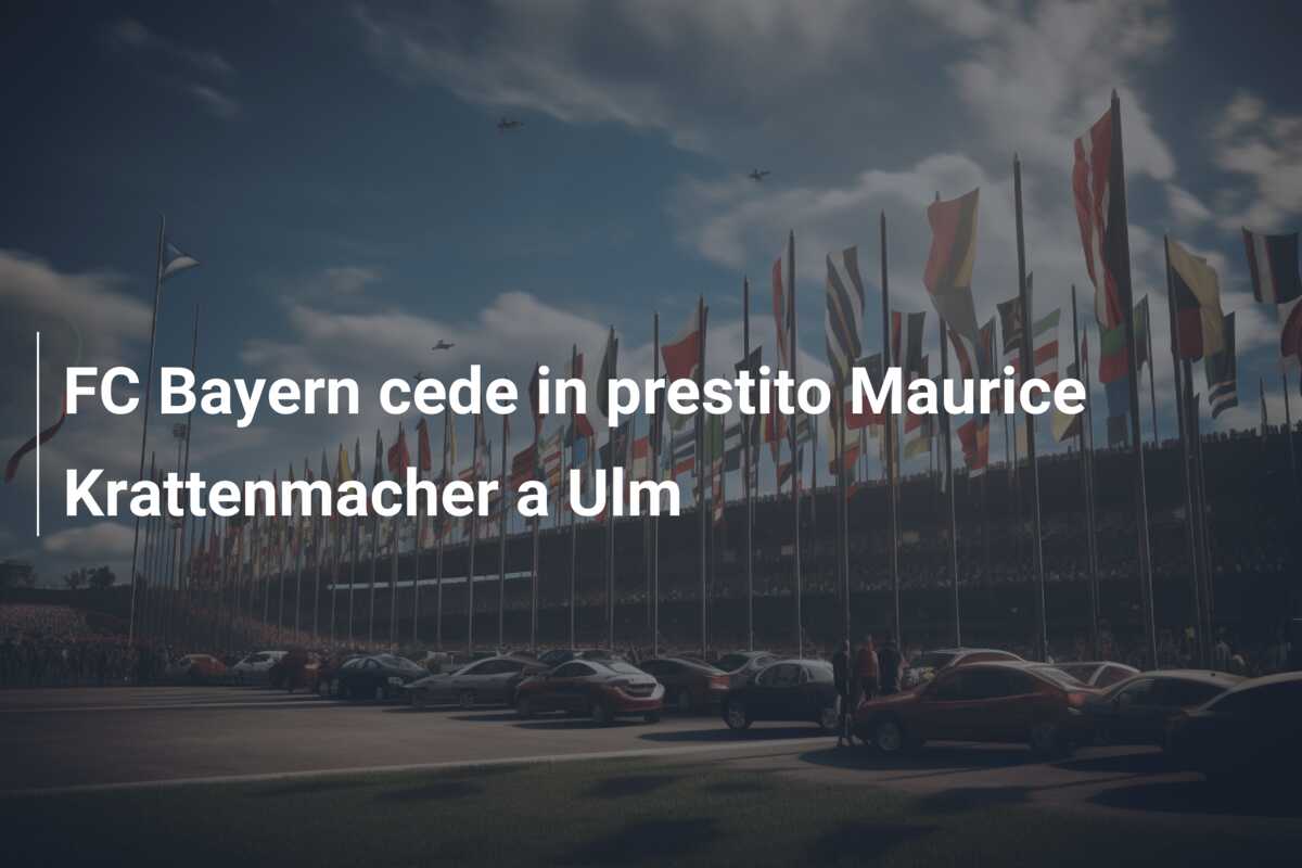 FC Bayern cede in prestito Maurice Krattenmacher a Ulm