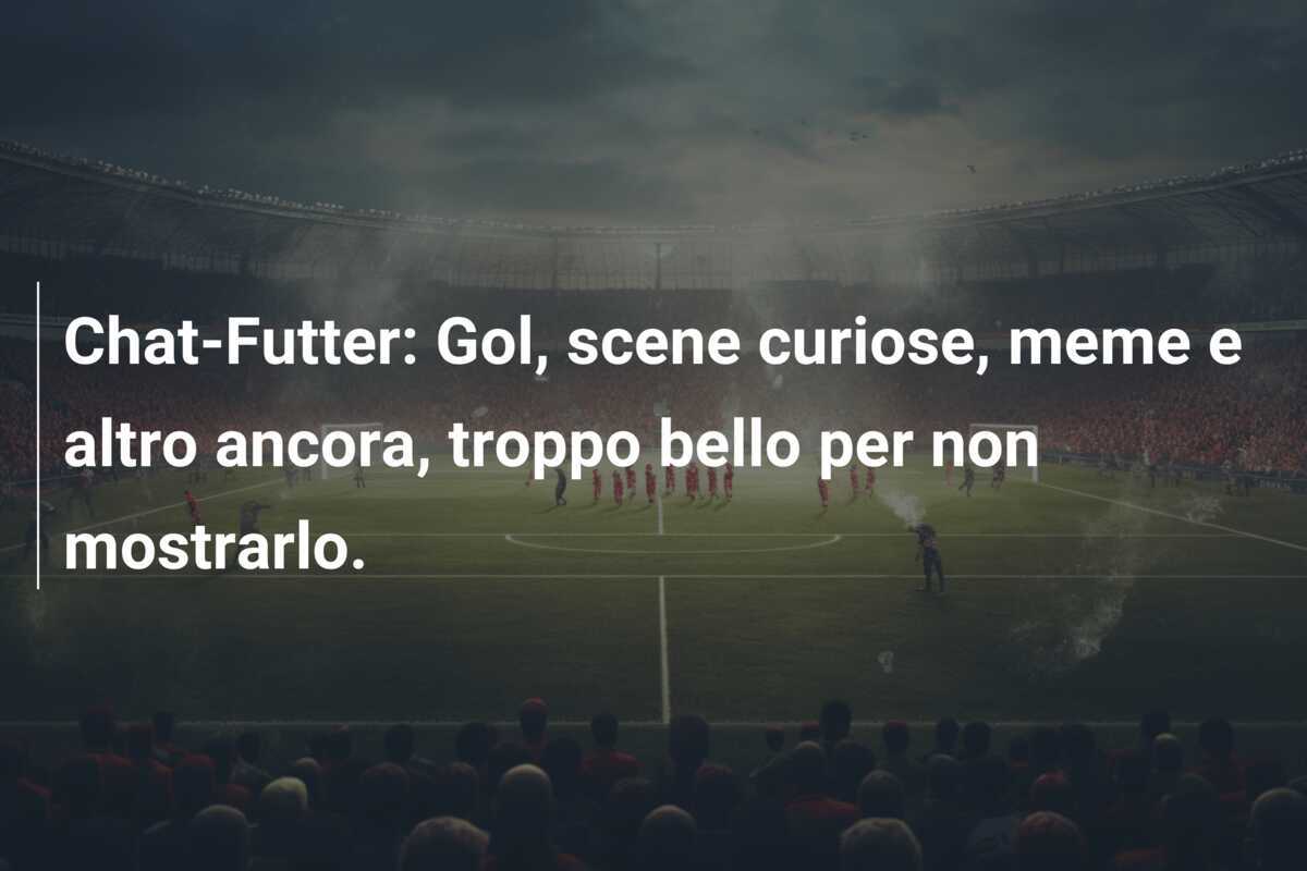 Chat-Futter: Gol, scene curiose, meme e altro ancora, troppo bello per non mostrarlo.