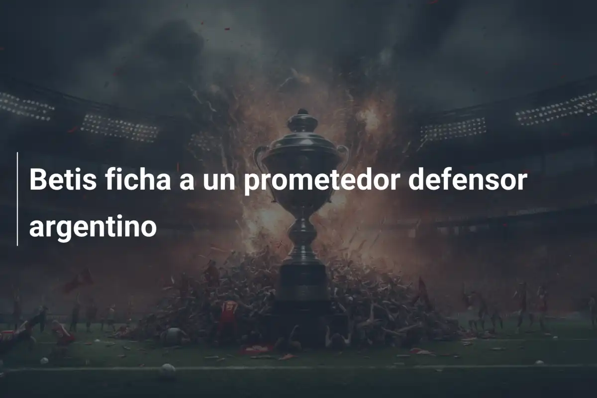 Betis ficha a un prometedor defensor argentino