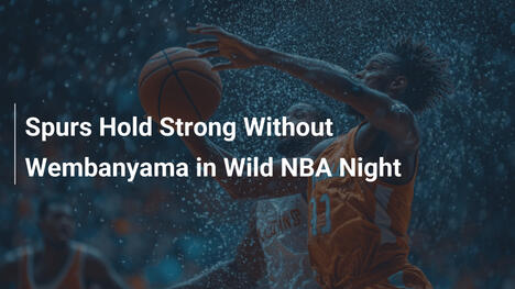 Spurs halten stand ohne Wembanyama in wilder NBA-Nacht