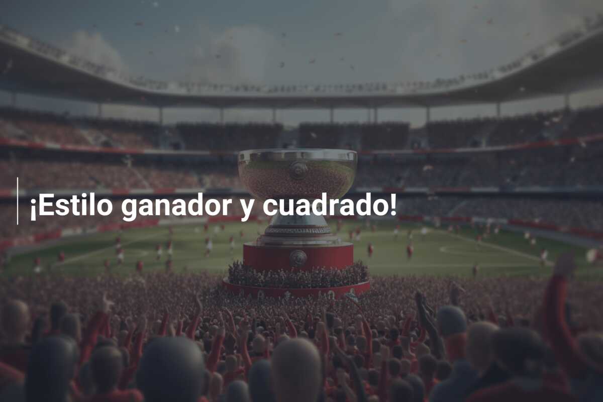 ¡Estilo ganador y cuadrado!