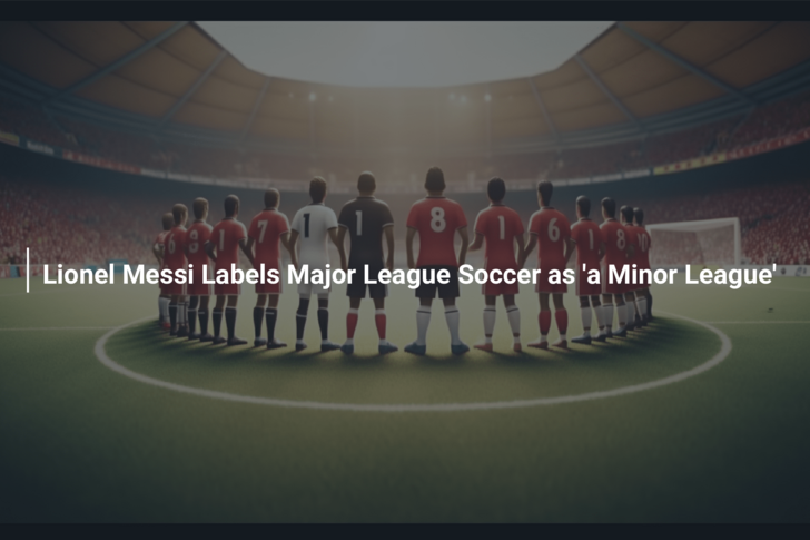 Lionel Messi refers to Major League Soccer as a 'minor league' in recent  interview