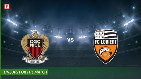 Nice contre Lorient : compositions pour le match