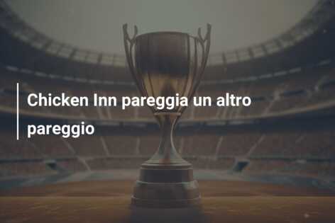 Chicken Inn pareggia un altro pareggio