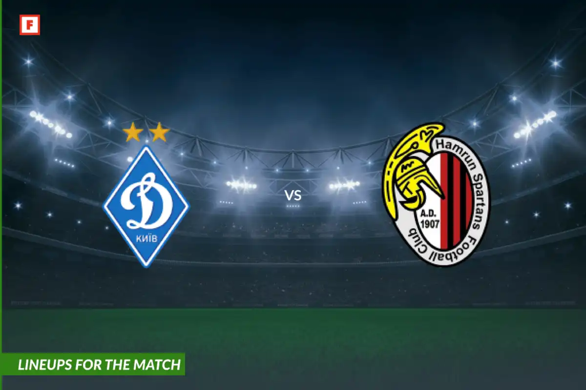 Dynamo Kyiv contro Hamrun Spartans: formazioni per la partita