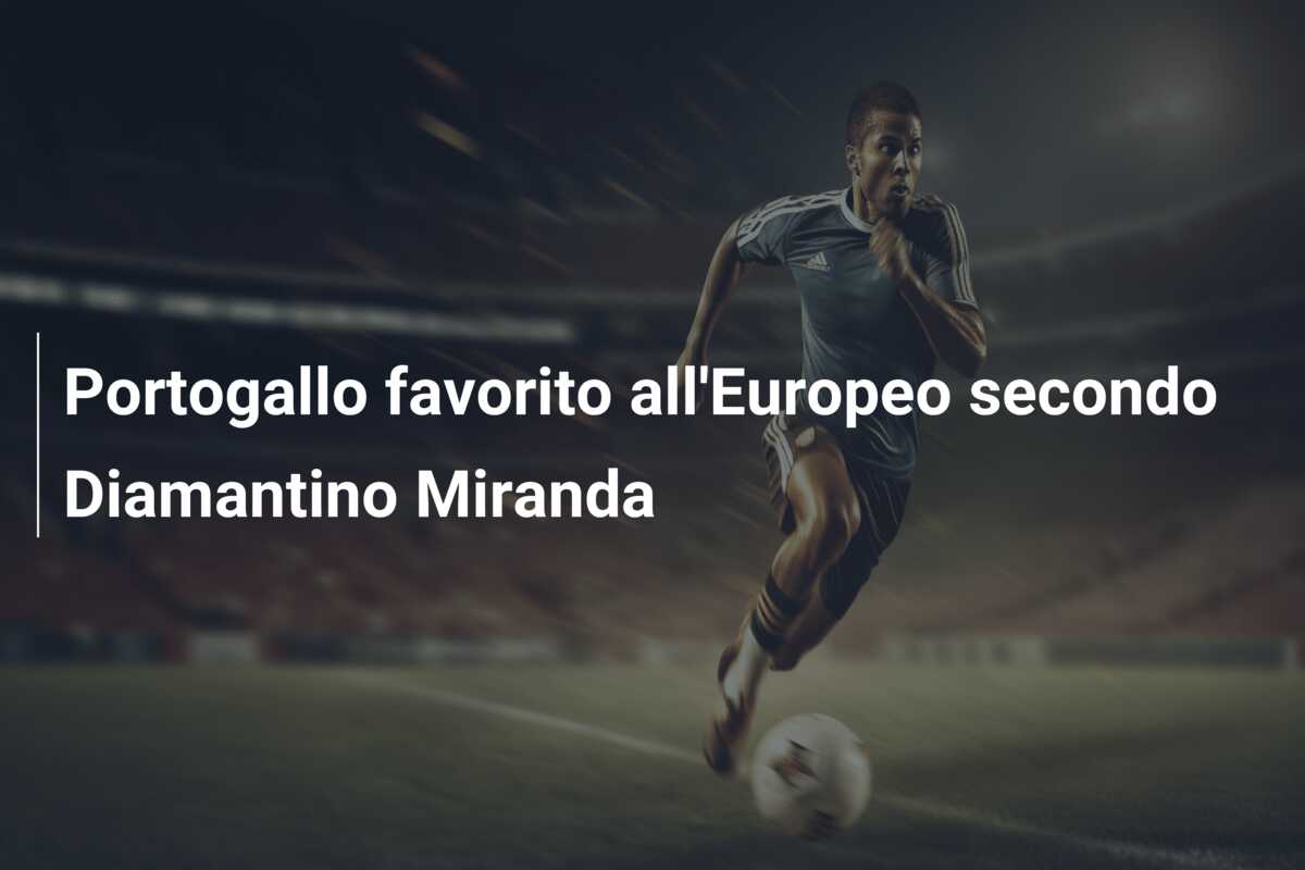 Portogallo favorito all’Europeo secondo Diamantino Miranda