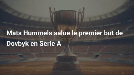 Mats Hummels salue le premier but de Dovbyk en Serie A