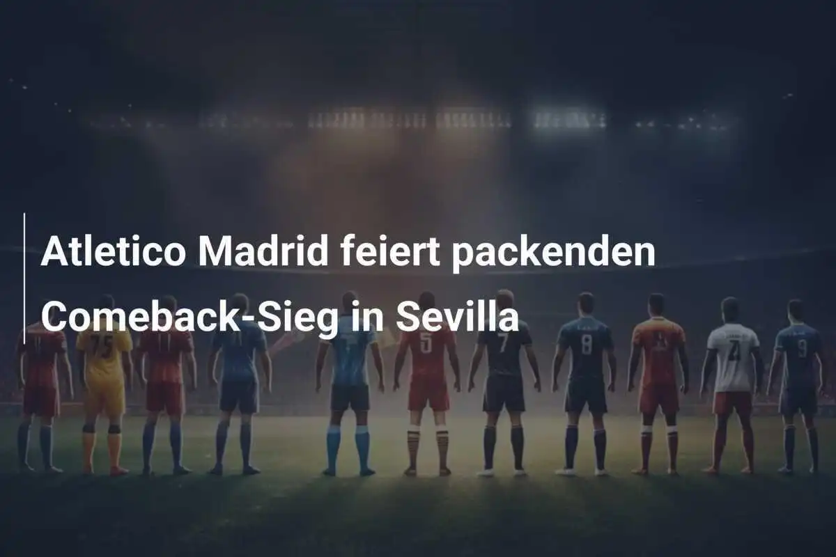 Atletico Madrid feiert packenden Comeback-Sieg in Sevilla