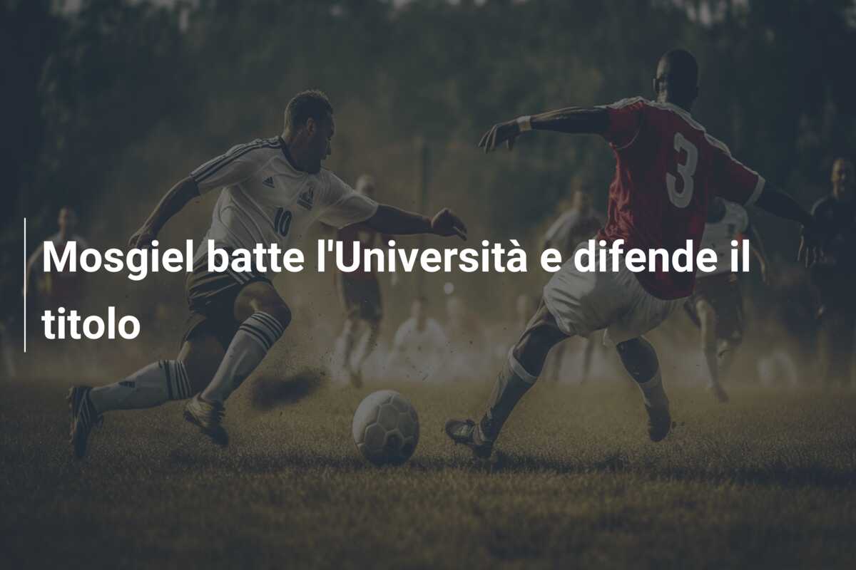 Mosgiel batte l’Università e difende il titolo