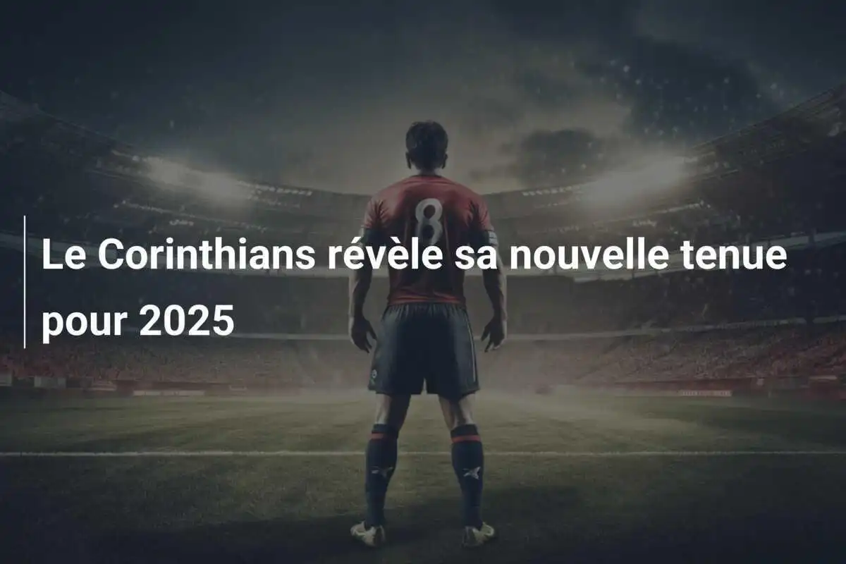 Le Corinthians révèle sa nouvelle tenue pour 2025