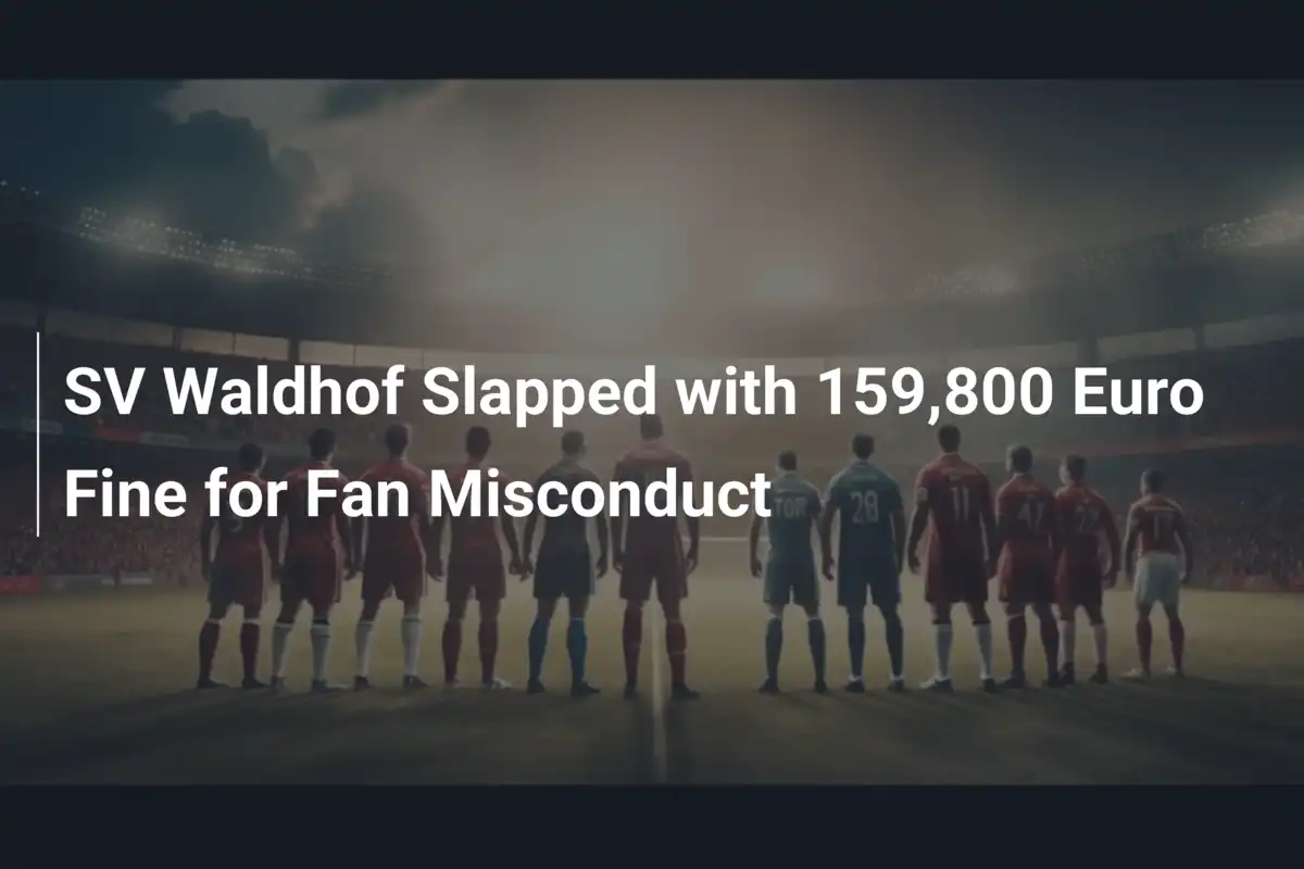 SV Waldhof Sanctionné : 159 800 Euros d’Amende pour les Dérapages de ses Supporters