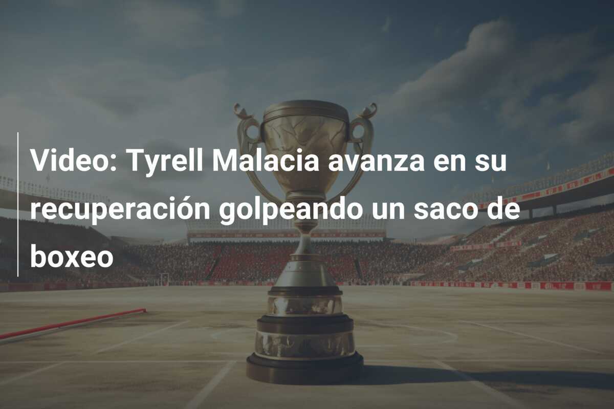 Video: Tyrell Malacia avanza en su recuperación golpeando un saco de boxeo
