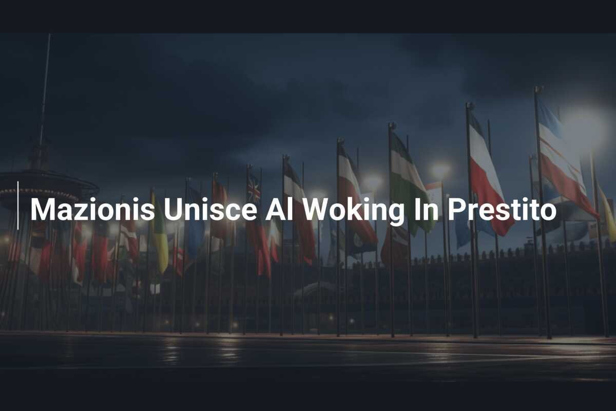 Mazionis Unisce Al Woking In Prestito