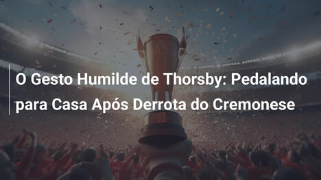 O Gesto Humilde de Thorsby: Pedalando para Casa Após Derrota do Cremonese