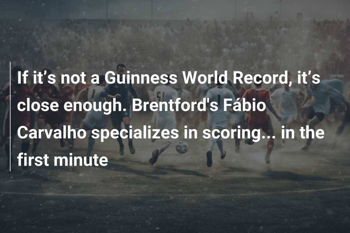 If it’s not a Guinness World Record, it’s close enough. Brentford's