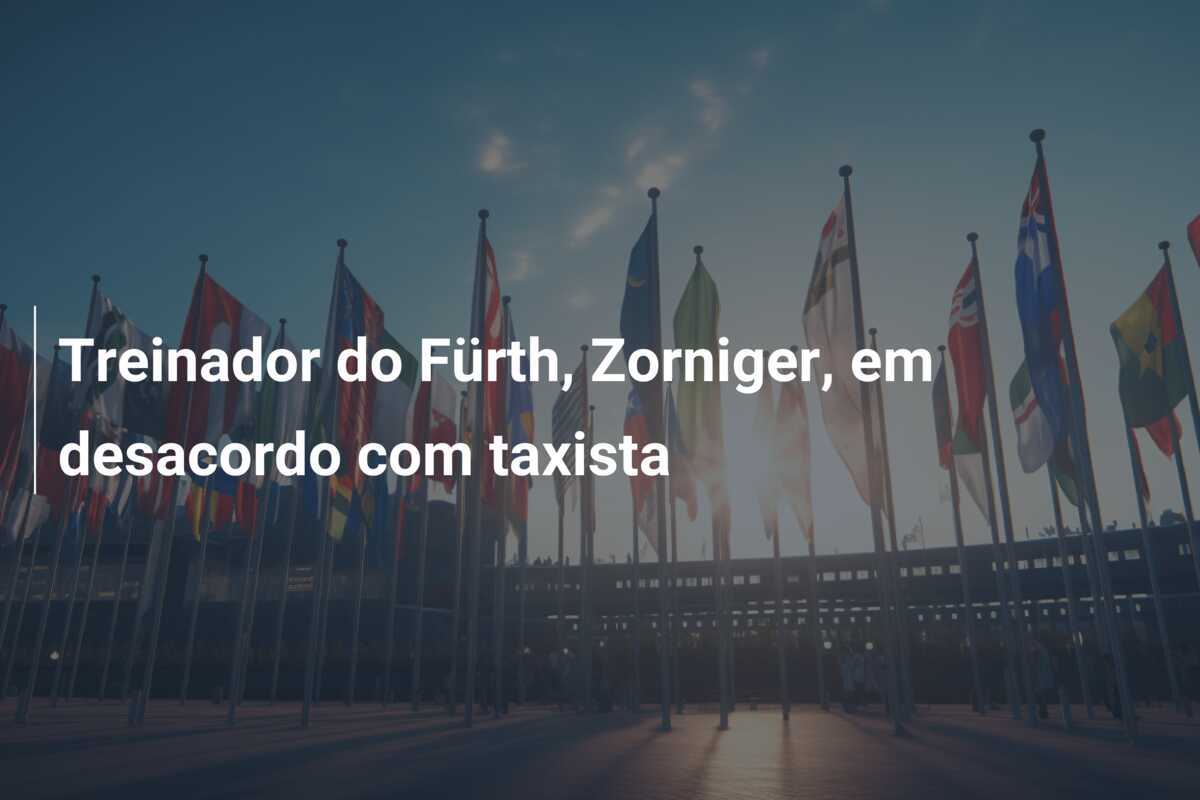 Treinador do Fürth, Zorniger, em desacordo com taxista