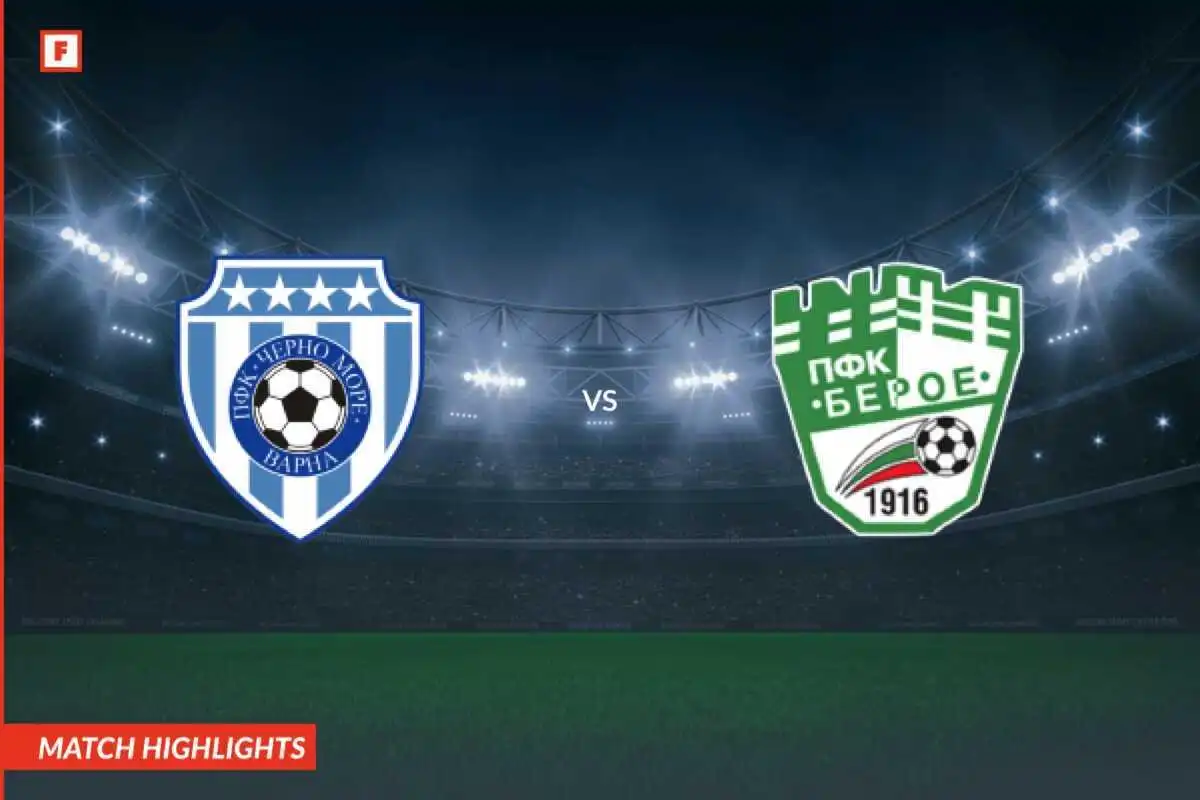 Cherno More Varna - Beroe Stara Zagora gol e momenti salienti