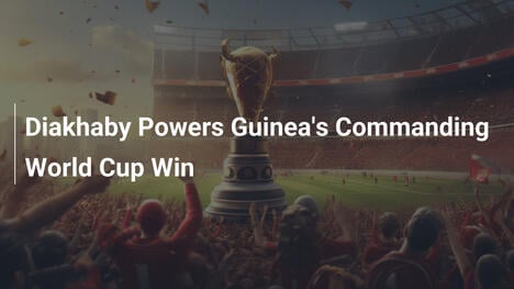 Diakhaby impulsa la victoria dominante de Guinea en el Mundial