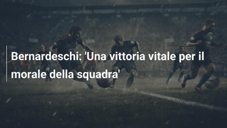 Bernardeschi: 'Una vittoria vitale per il morale della squadra'