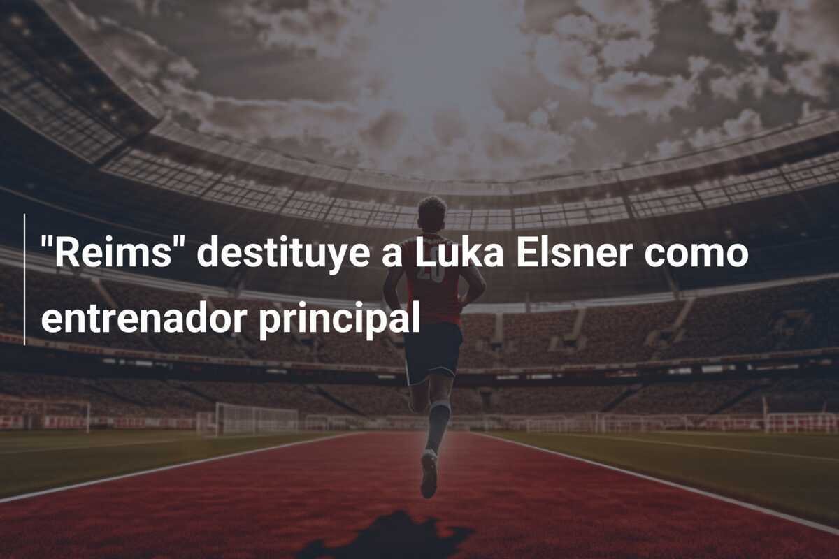 "Reims" destituye a Luka Elsner como entrenador principal