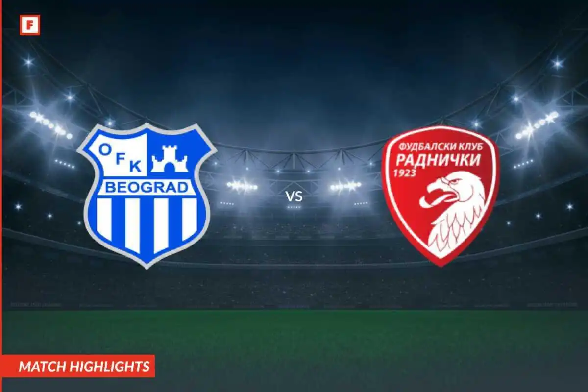 OFK Belgrad - FK Radnički Kragujevac tore und höhepunkte