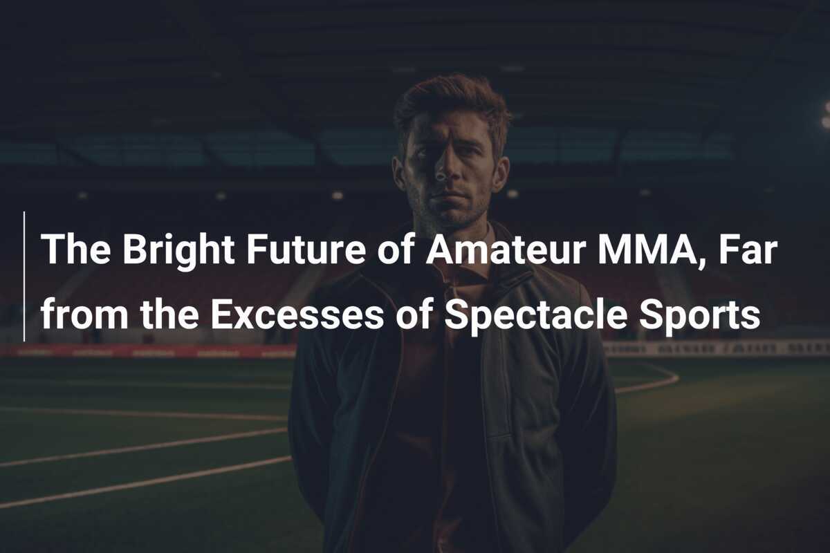 素人MMAの明るい未来、スペクタクルスポーツの超過現象から遠ざかる