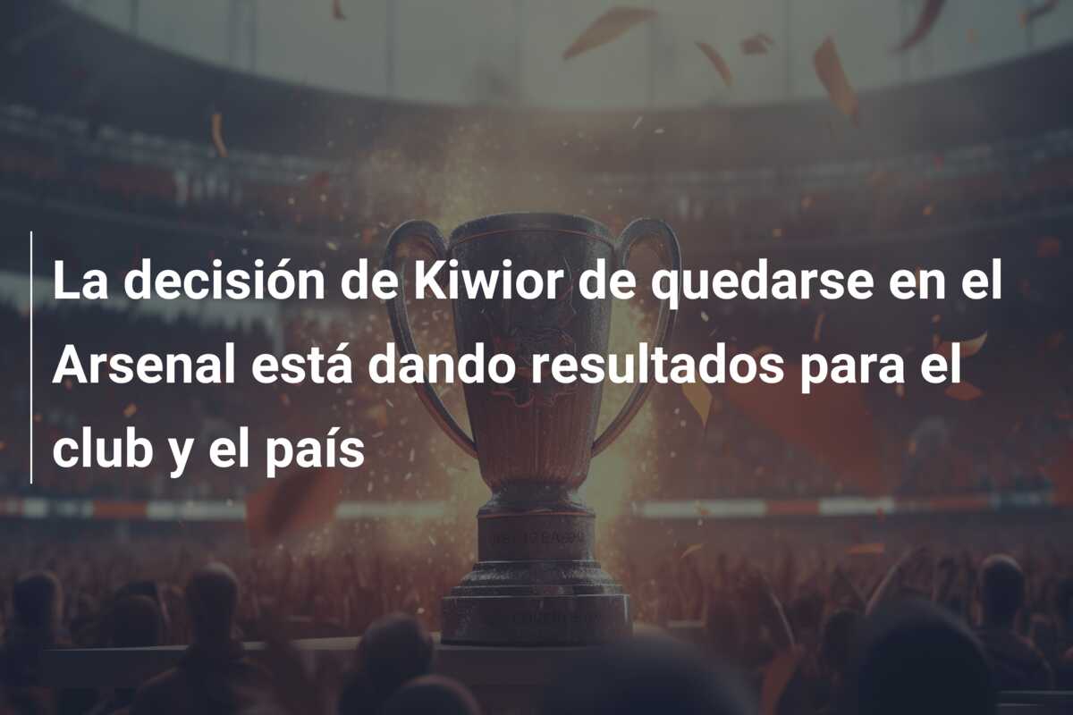 La decisión de Kiwior de quedarse en el Arsenal está dando resultados para el club y el país