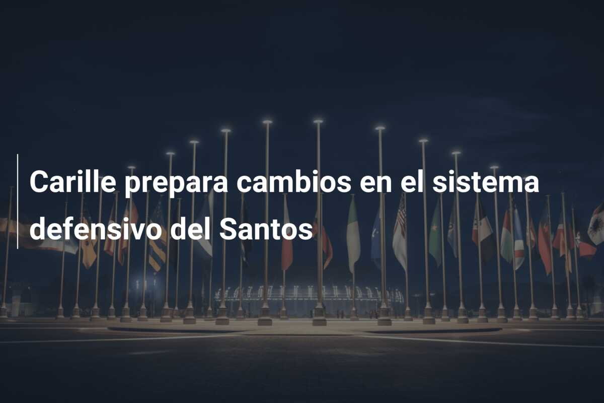 Carille prepara cambios en el sistema defensivo del Santos