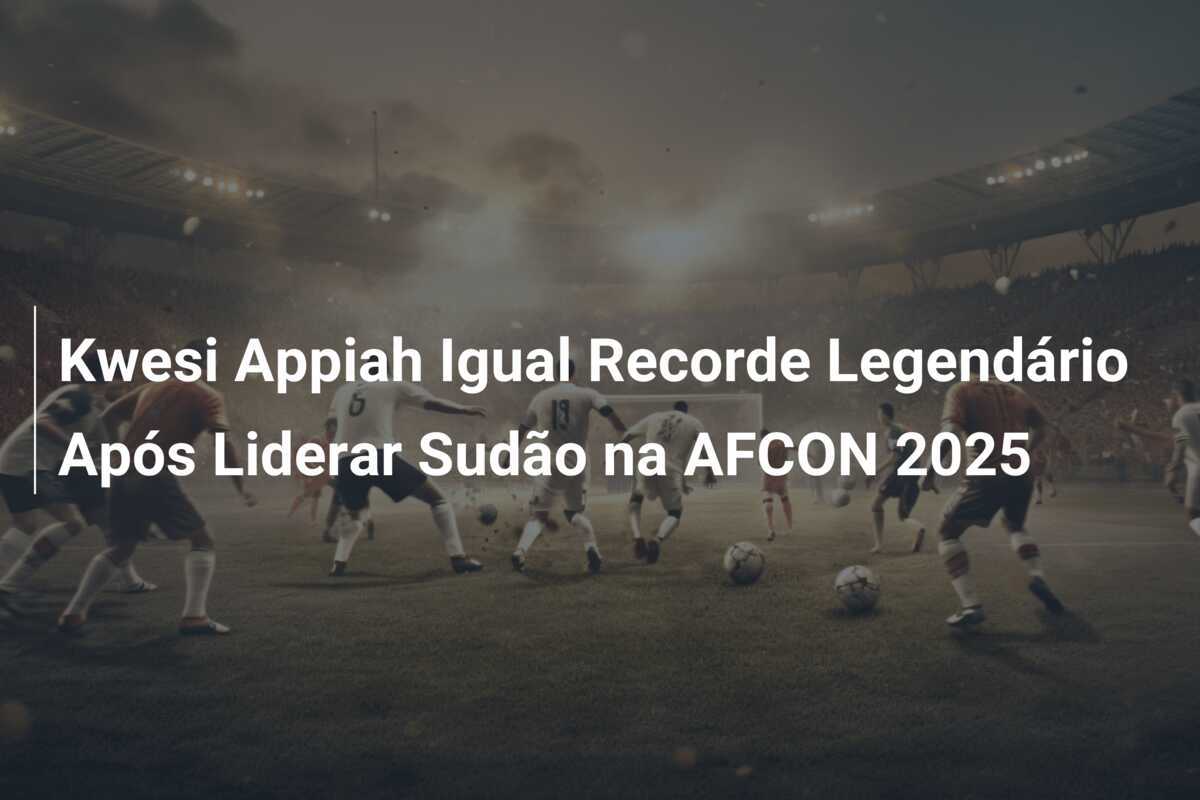 Kwesi Appiah Igual Recorde Legendário Após Liderar Sudão na AFCON 2025